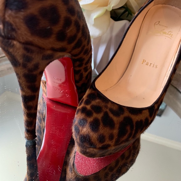 christian louboutin Bianca  pumps leopard 38.5 - Picture 4 of 6